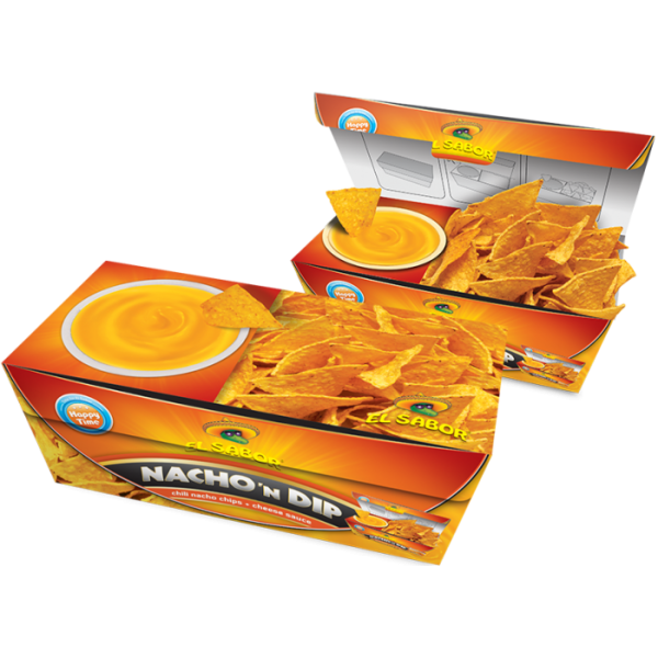 EL SABOR nacho chips и сос от сирене 175 гр.